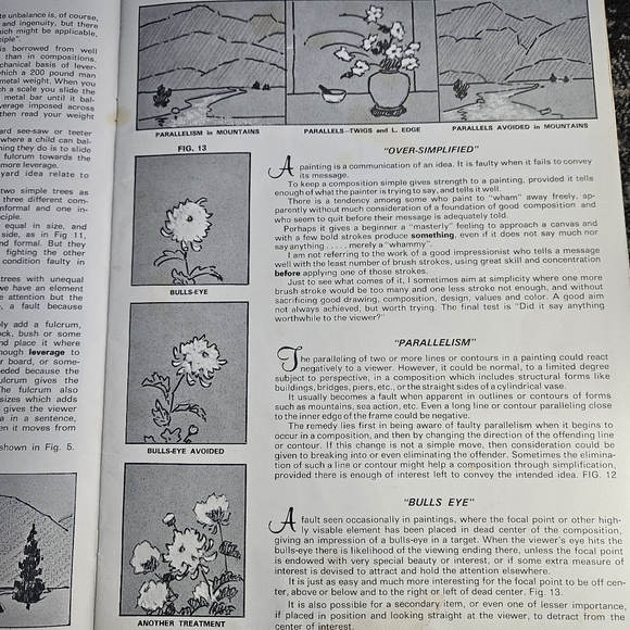 Common Faults in Oil Painting by Claude Parsons #125 Walter Foster How to VTG - Picture 15 of 16
